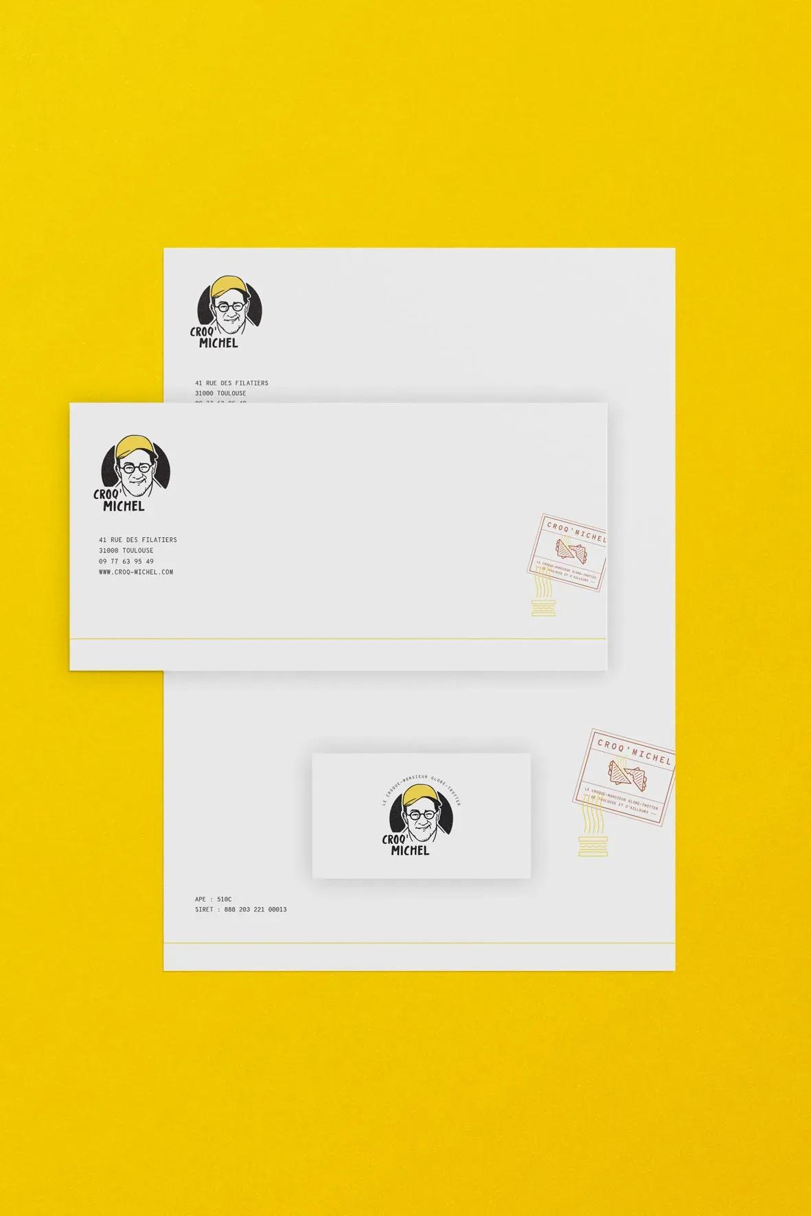Croq-Michel - Papier en-tête