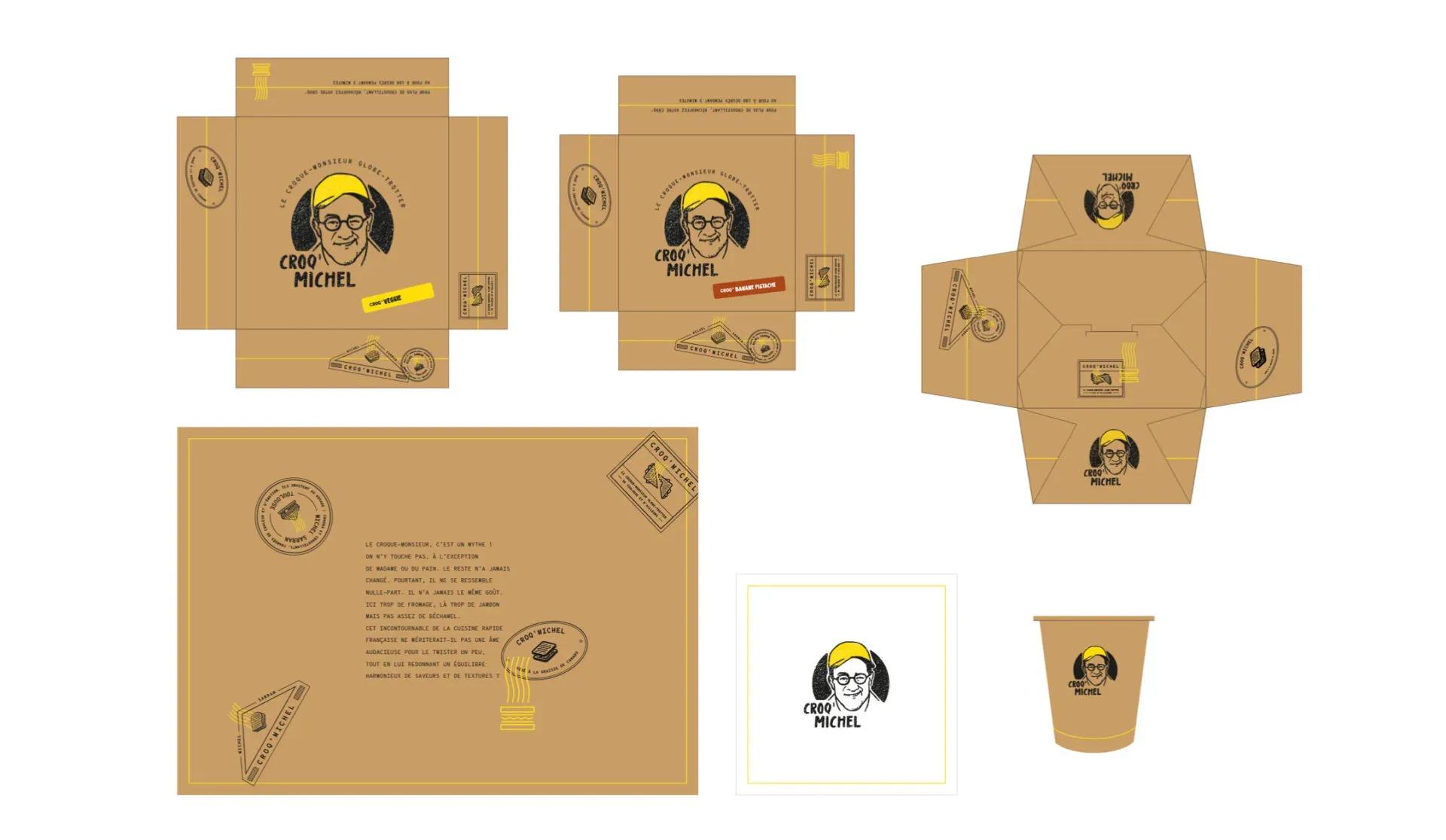 Croq-Michel - Packaging