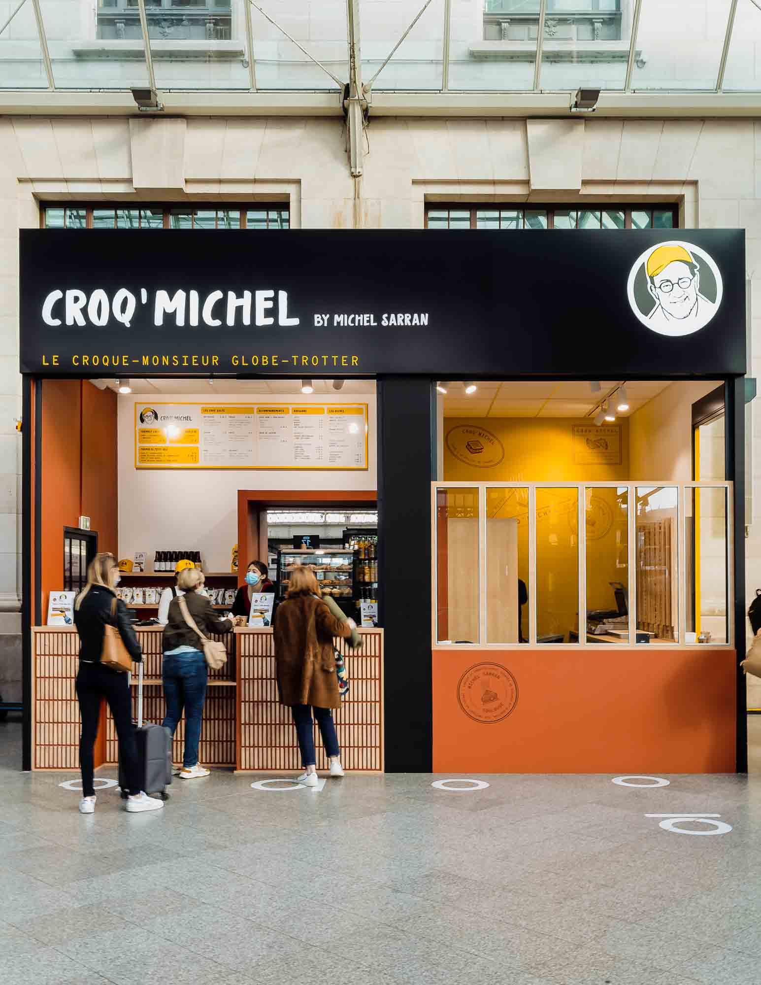 Croq-Michel - Vue de face