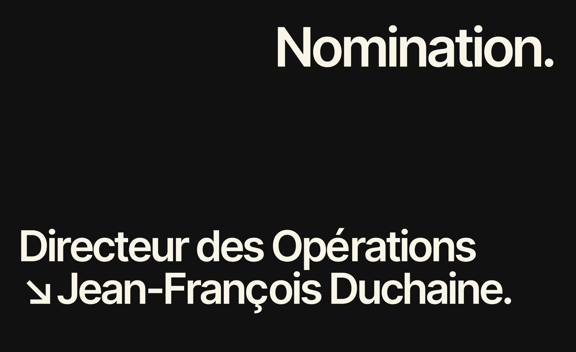 Nomination