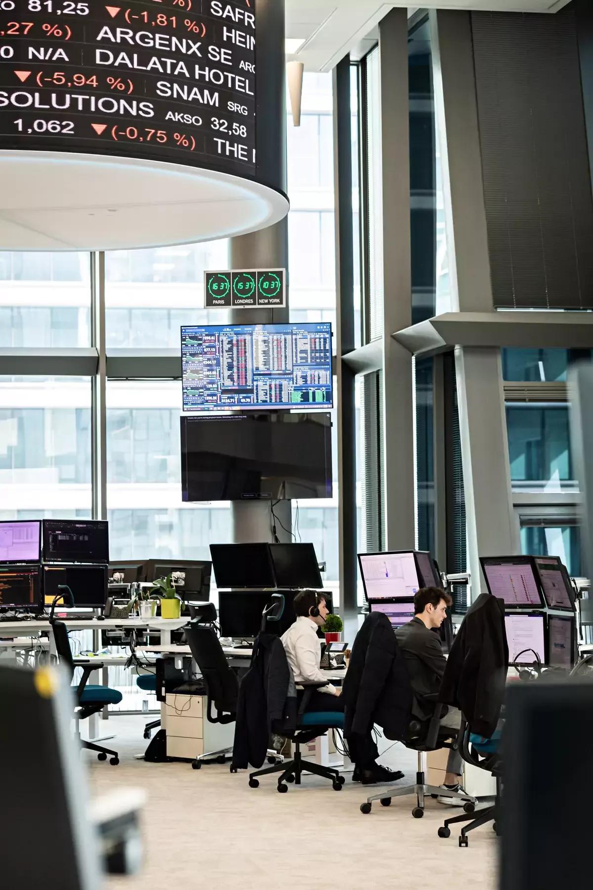 Euronext - Salle de marchés
