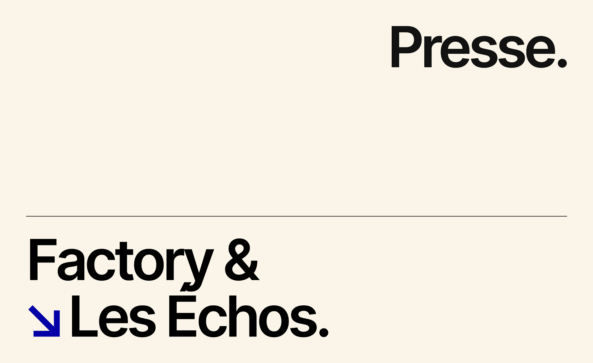 Echos Factory Classement